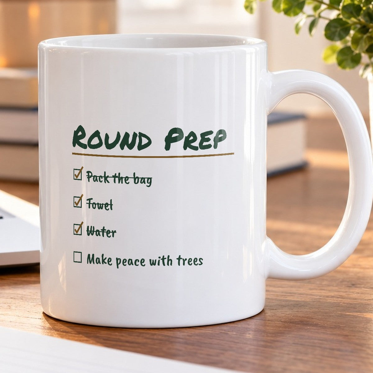 Funny Disc Golf Coffee Mug Round Prep Checklist - photo 5