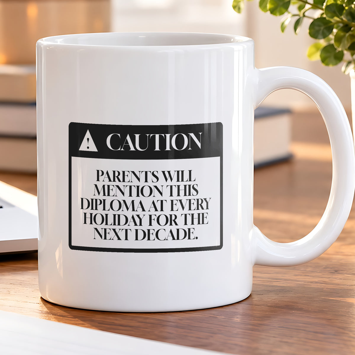 Funny Graduate Coffee Mug Caution Proud Parents For College Grads - photo 5