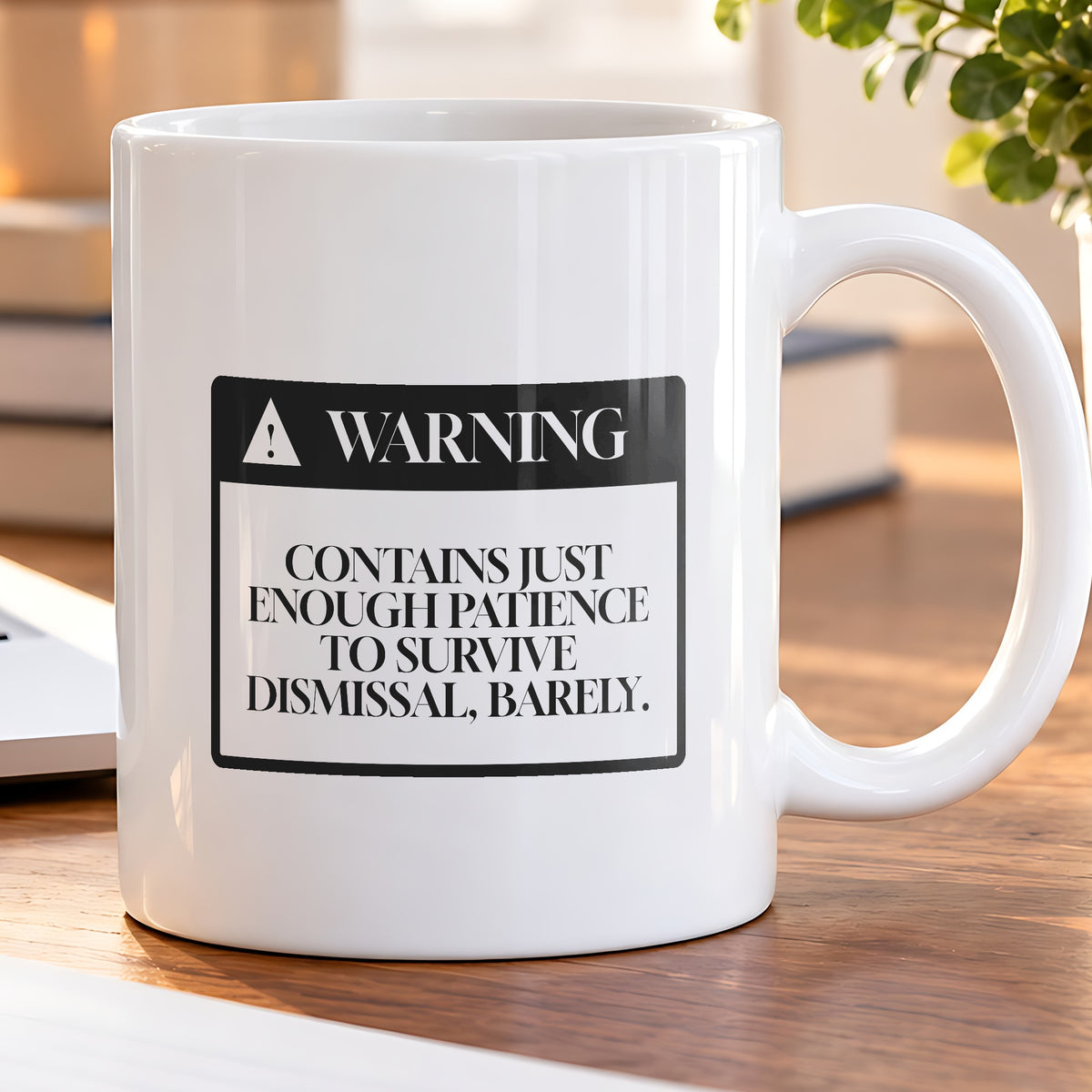 Funny Teacher Coffee Mug Patience Warning Label For Teachers - photo 5