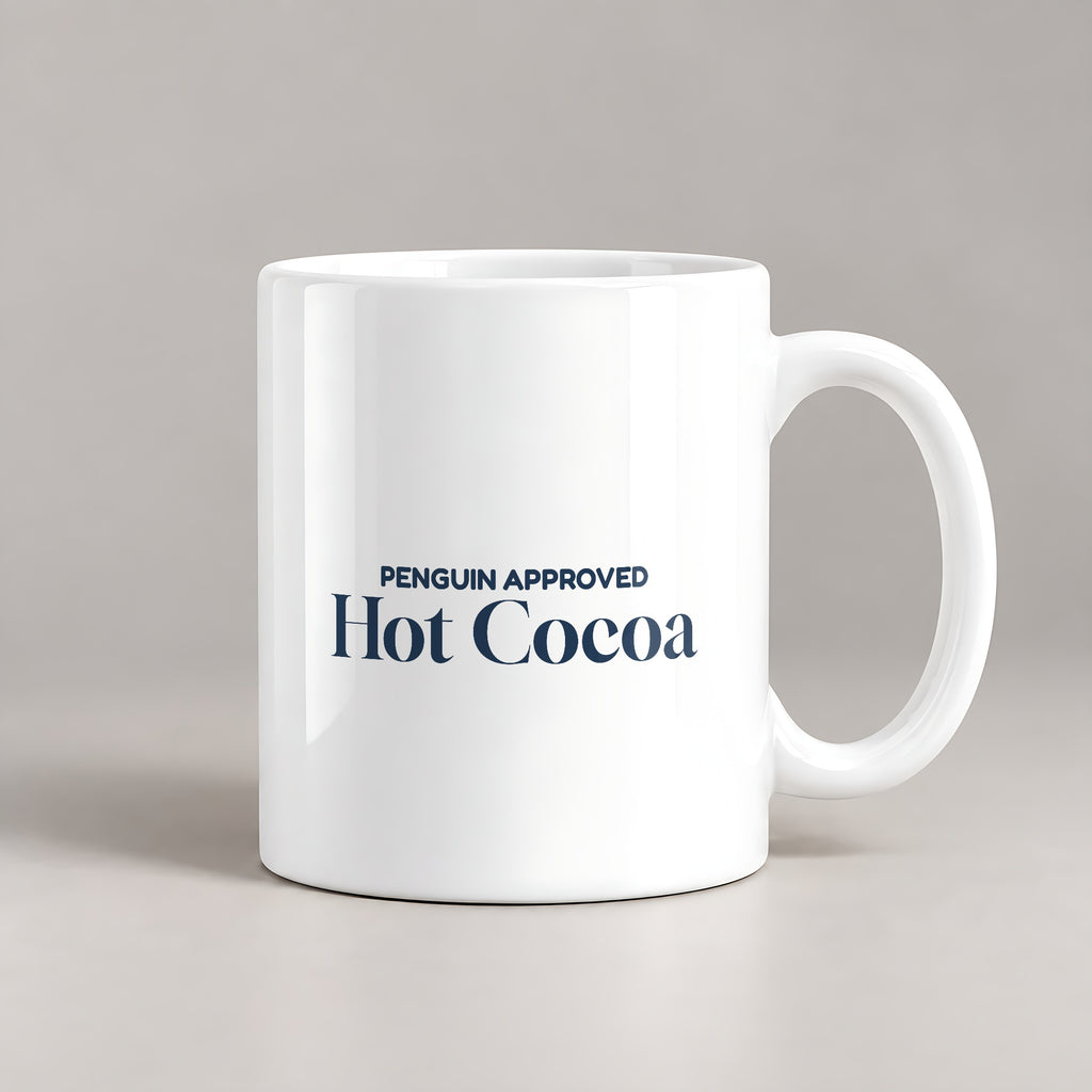 Hot Cocoa Coffee Mug Penguin Approved Cute Winter Cocoa Cup For Cocoa - photo 3