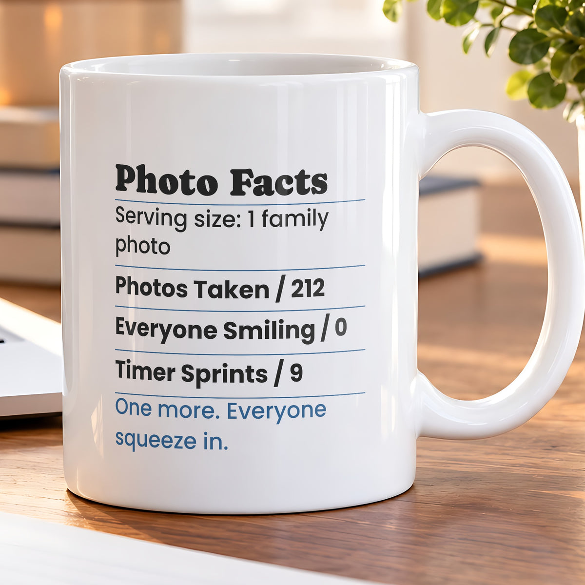 Funny Family Christmas Coffee Mug Photo Facts Family Photographer Label - photo 5