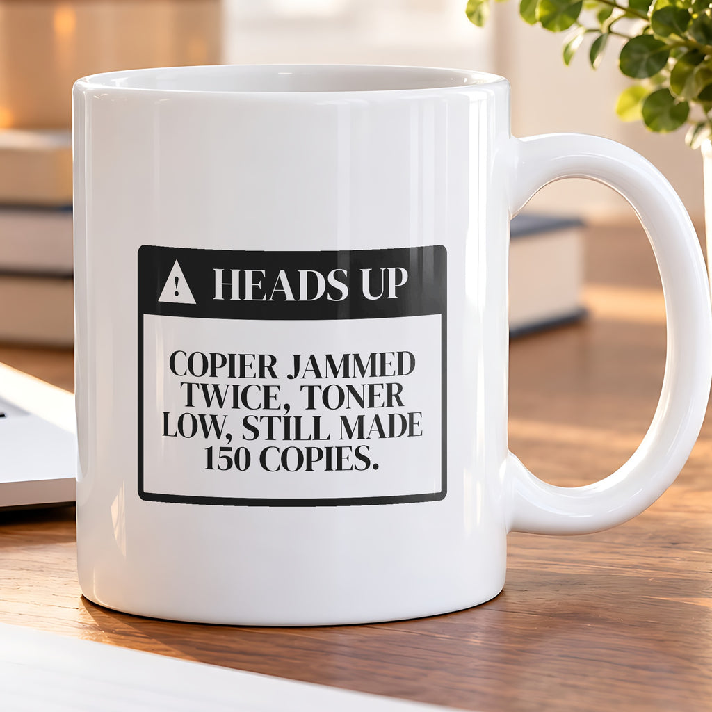 Funny Teacher Coffee Mug Photocopier Warning Label For Teachers - photo 5