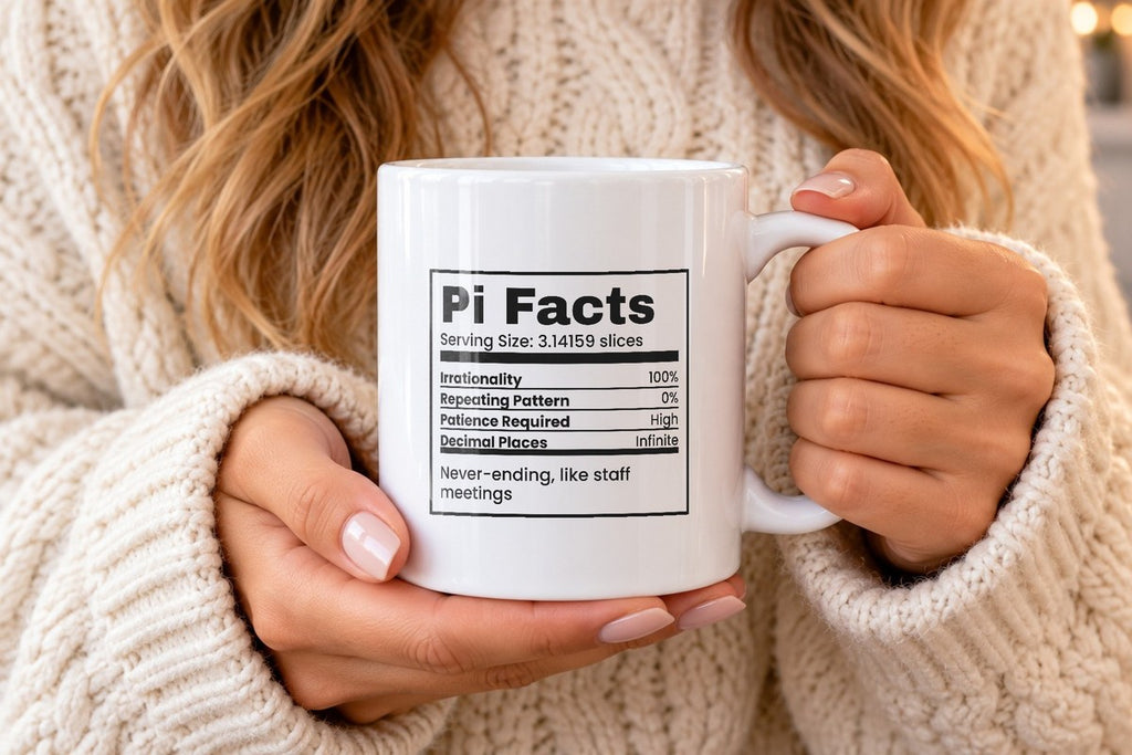 Math Lover Coffee Mug Pi Facts Infinite Decimal - photo 1