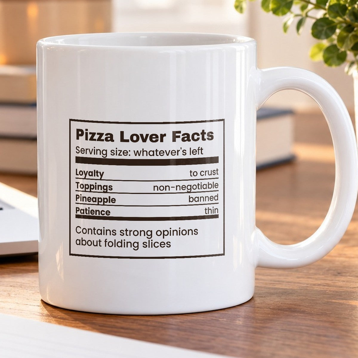 Pizza Lover Coffee Mug Pineapple Banned Funny - photo 5