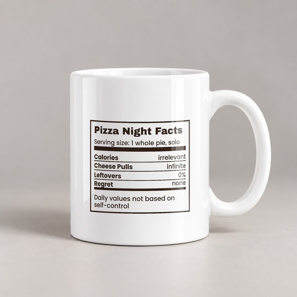 Pizza Night Coffee Mug "Regret 0%" - photo 2