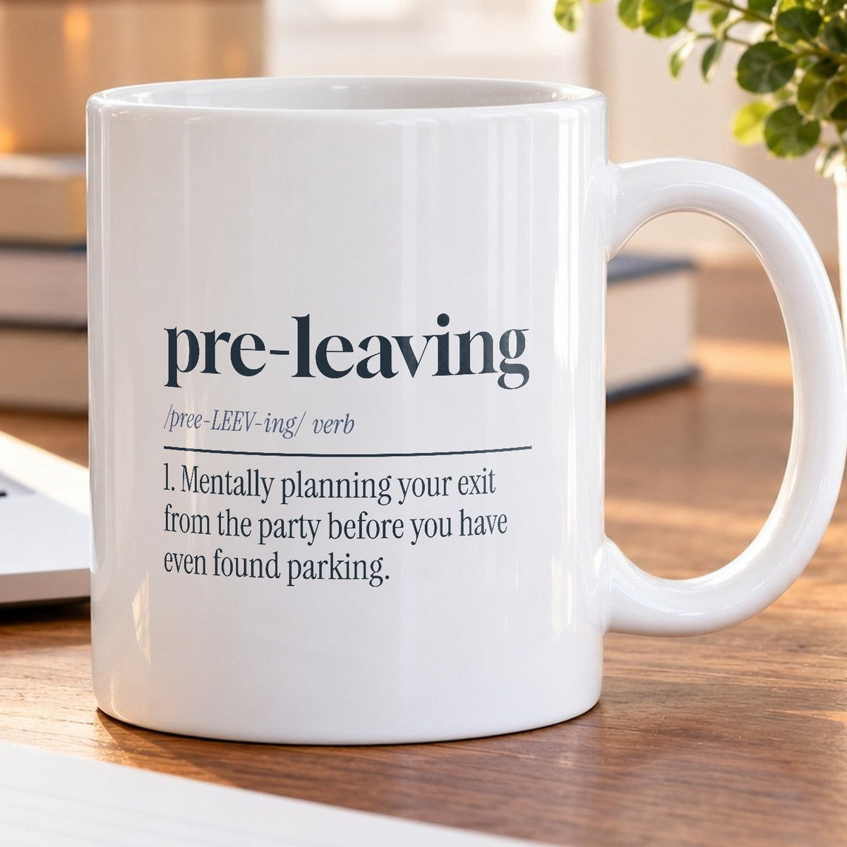 Funny Introvert Coffee Mug Pre-Leaving Dictionary Definition - photo 5