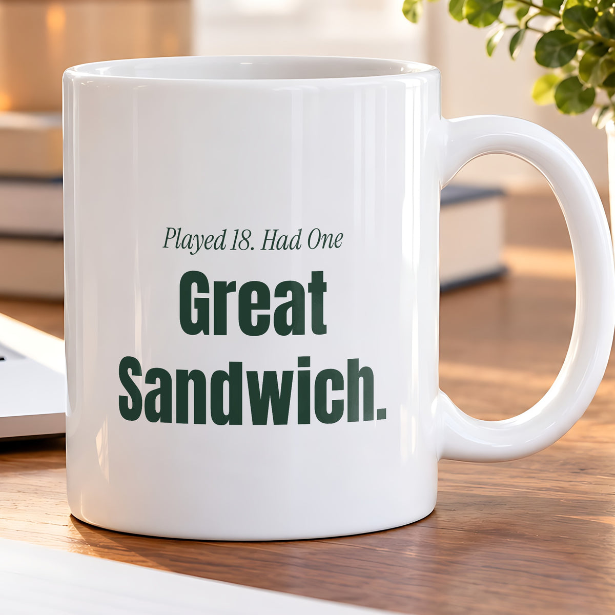 Funny Golf Coffee Mug Played 18 Had One Great Sandwich For Golfers - photo 5