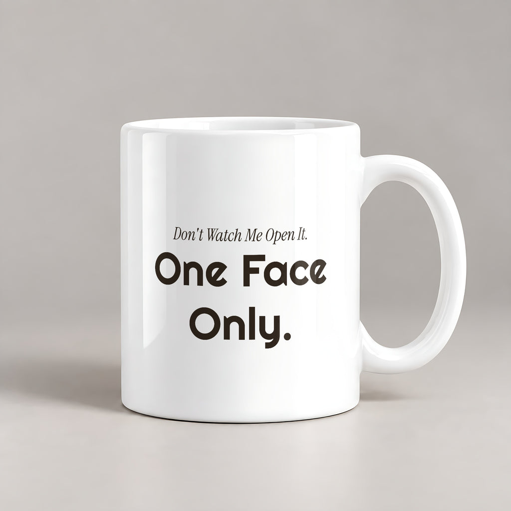 Funny Introvert Christmas Coffee Mug Dont Watch Me Open It One Face Only - photo 1