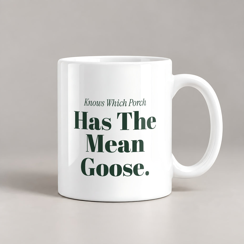 Funny Delivery Driver Coffee Mug Knows Which Porch Has The Mean Goose - photo 2