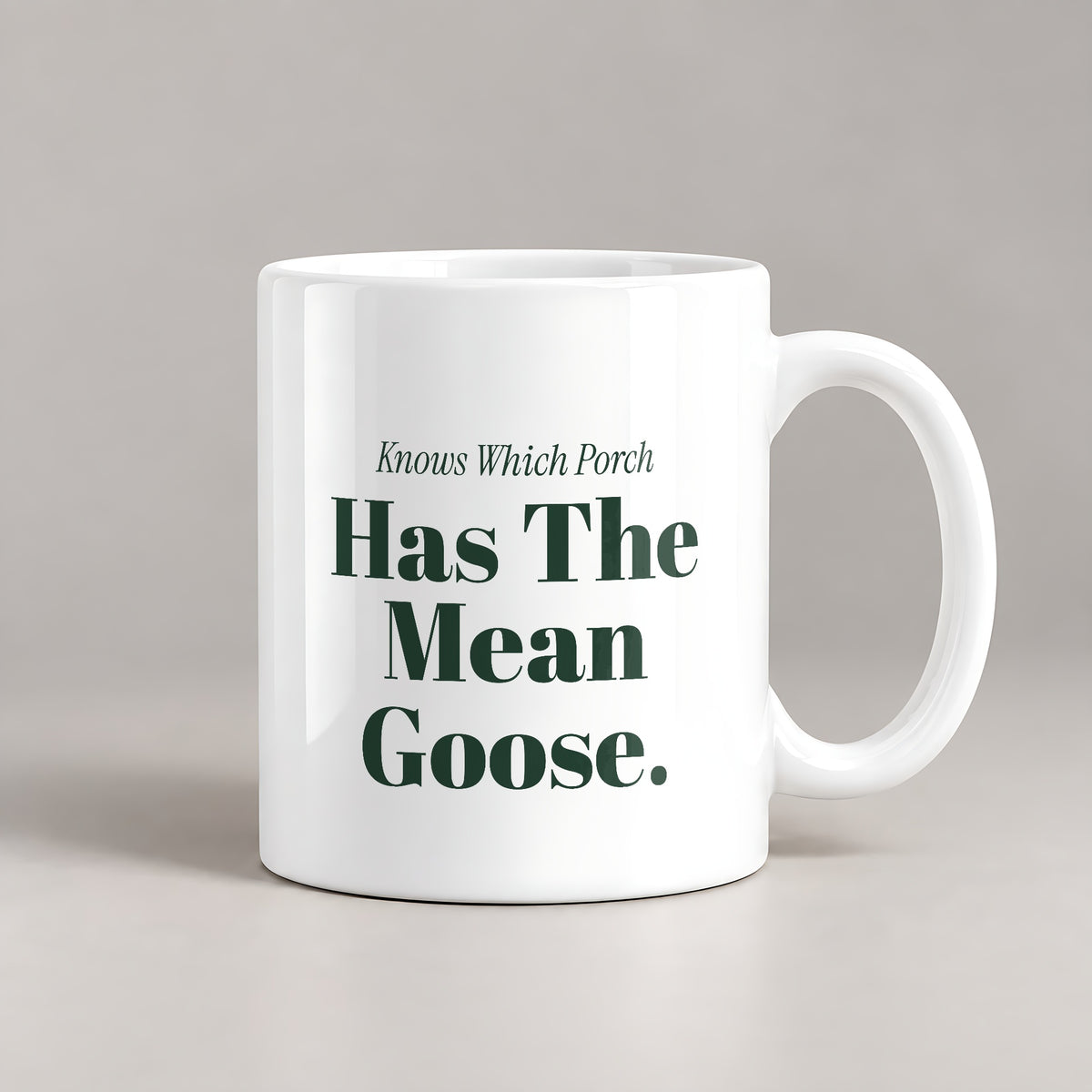 Funny Delivery Driver Coffee Mug Knows Which Porch Has The Mean Goose - photo 2