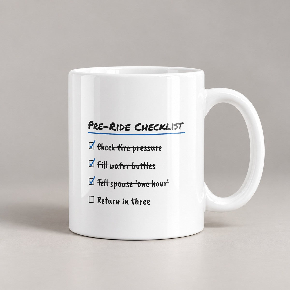 Cycling Coffee Mug Tell Spouse One Hour - photo 3