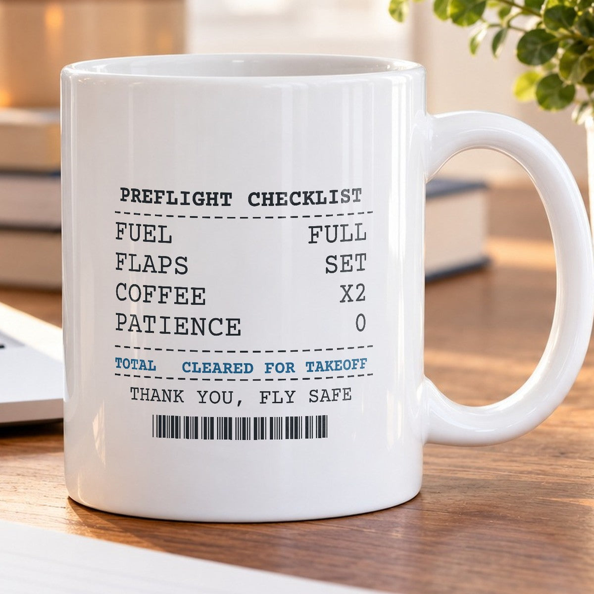 Pilot Coffee Mug Fuel Full Patience Zero Cleared - photo 5