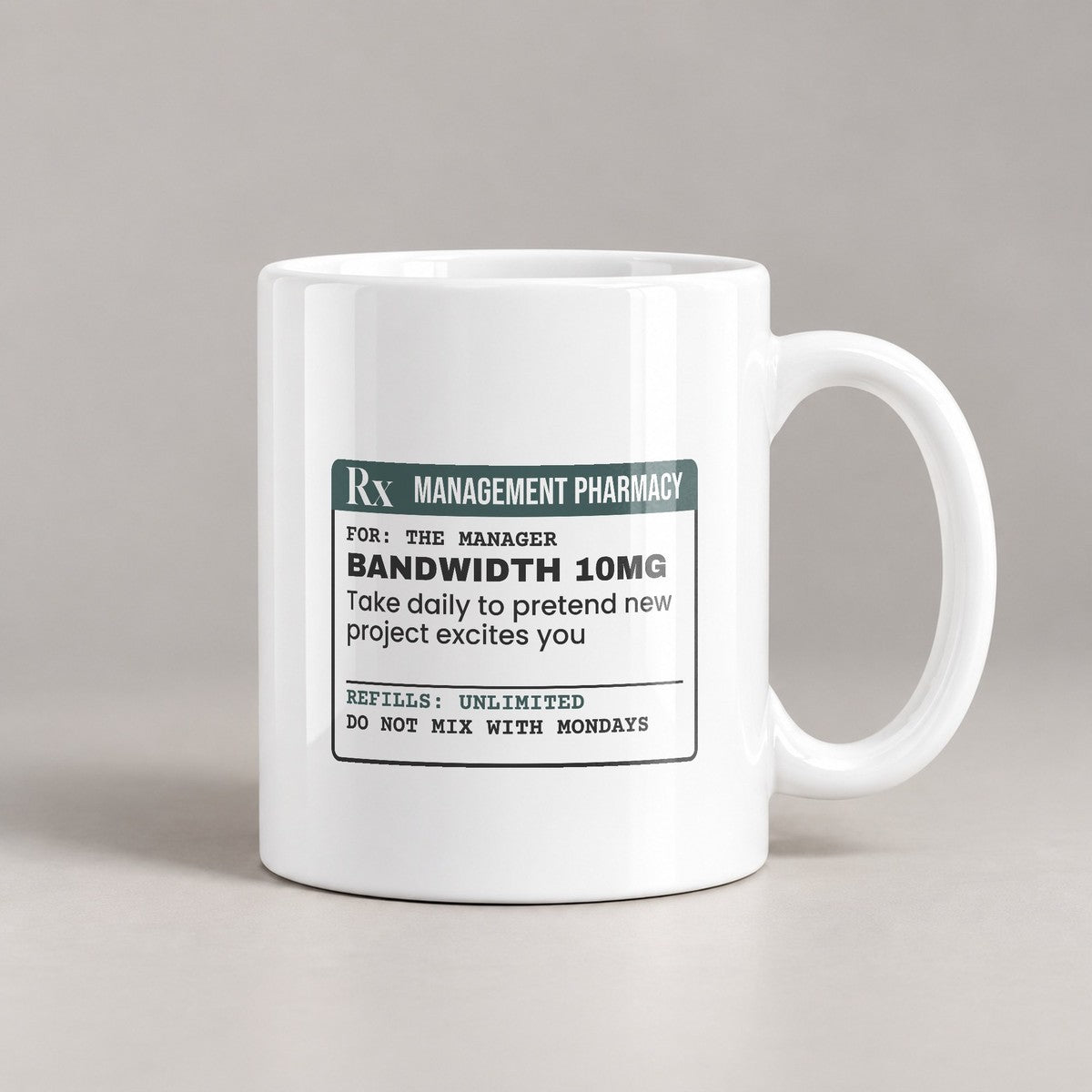 Bandwidth 10mg Coffee Mug For Boss - photo 1