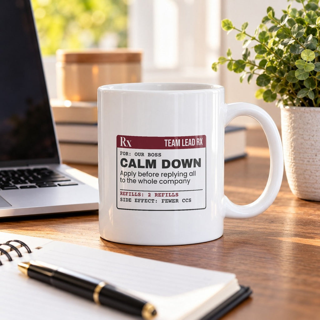 Calm Down Rx Coffee Mug For Boss - photo 2