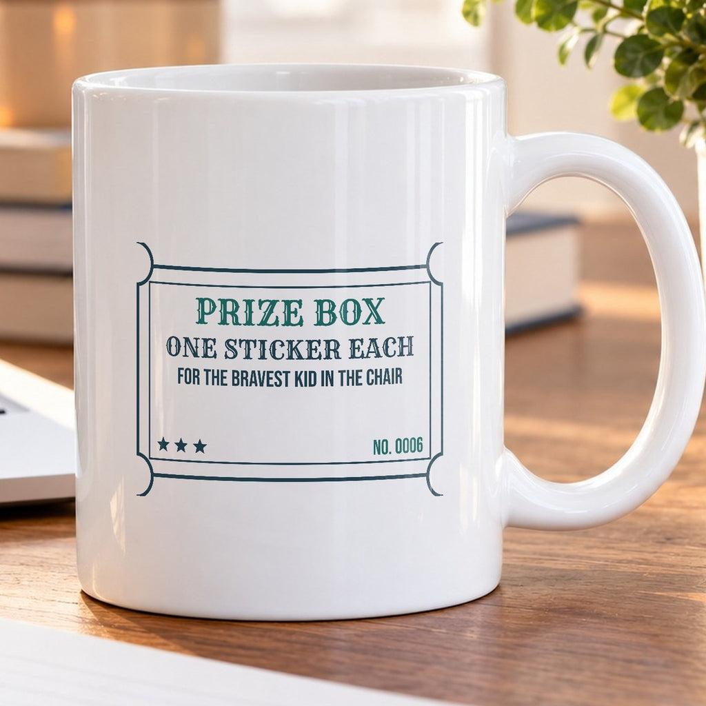 Funny Dental Hygienist Coffee Mug Prize Box Ticket For Pediatric - photo 5