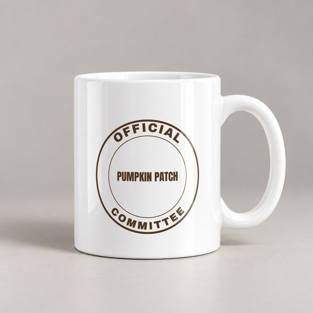 Official Pumpkin Patch Committee Coffee Mug, Funny Fall - photo 1