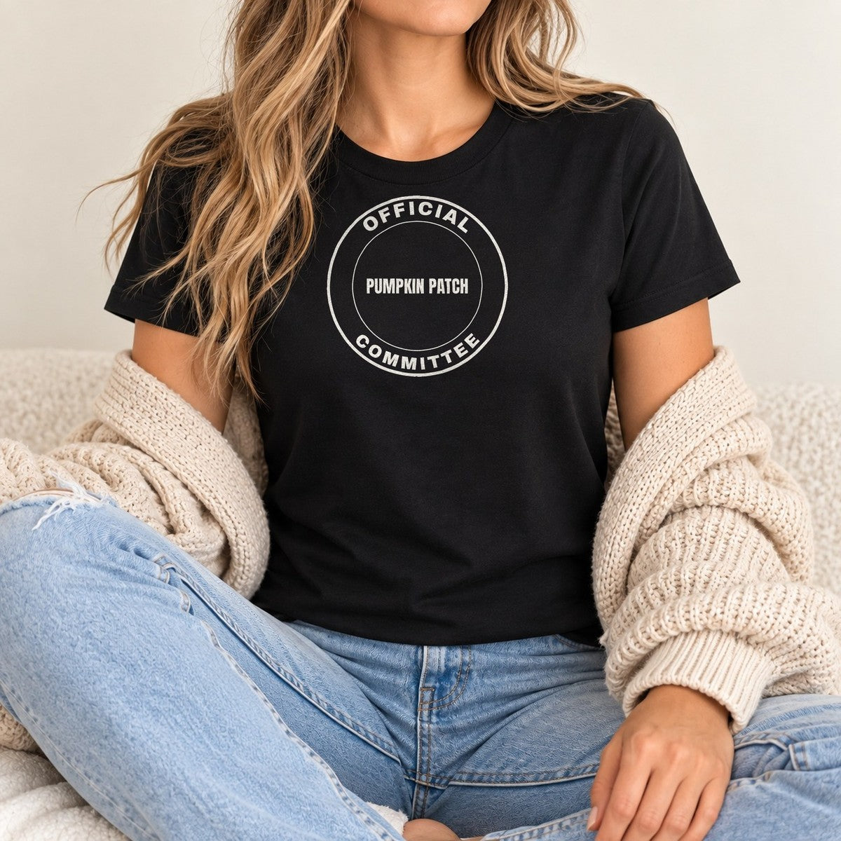 Official Pumpkin Patch Committee Shirt, Funny Fall - photo 4