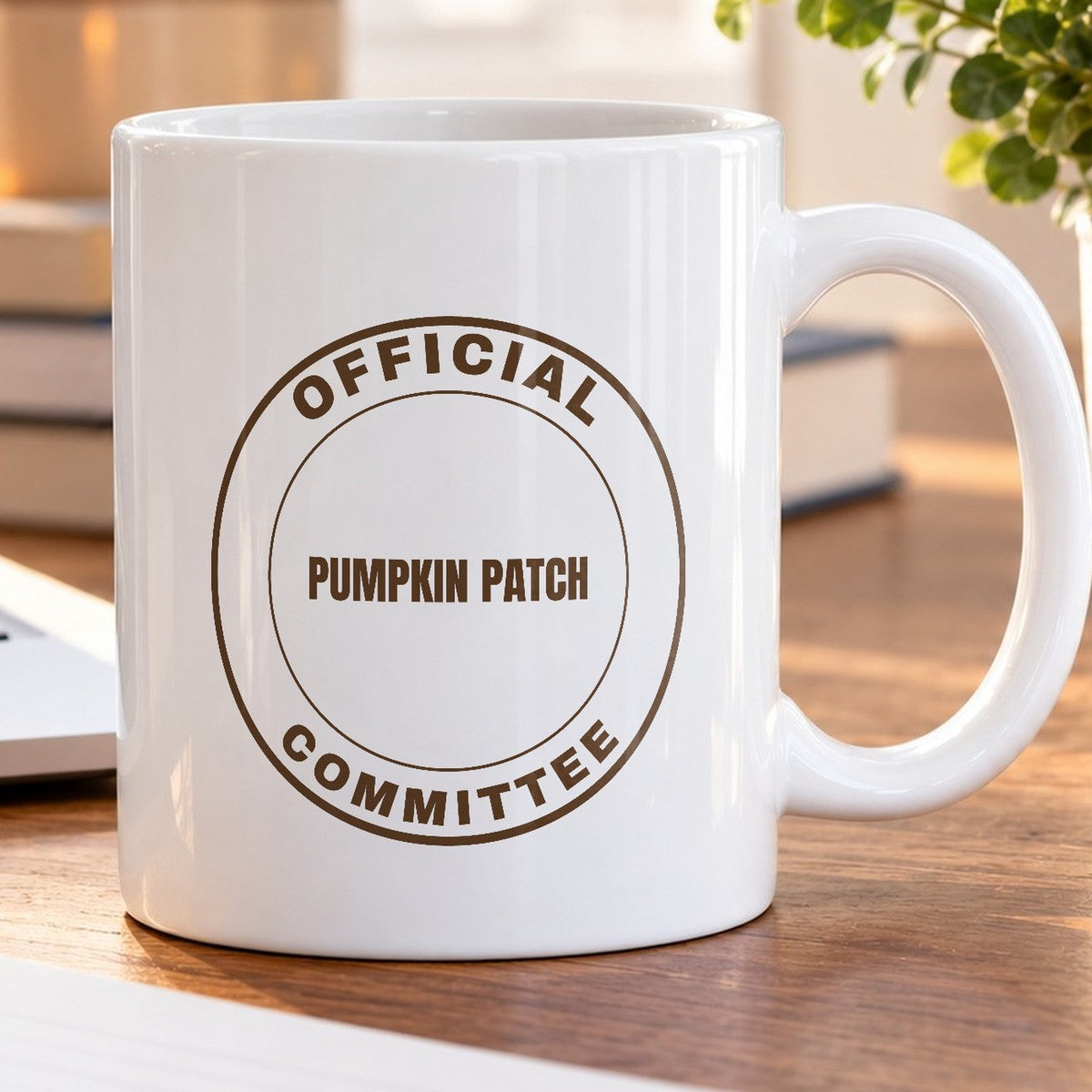 Official Pumpkin Patch Committee Coffee Mug, Funny Fall - photo 5