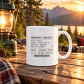 Funny Carpenter Coffee Mug Quick Shelf Project Receipt For Carpenters - photo 1