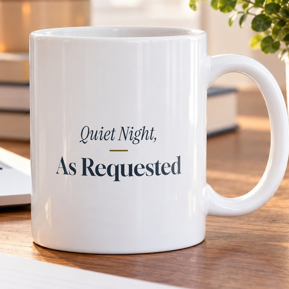 Funny Christmas Introvert Coffee Mug Quiet Night As Requested - photo 5