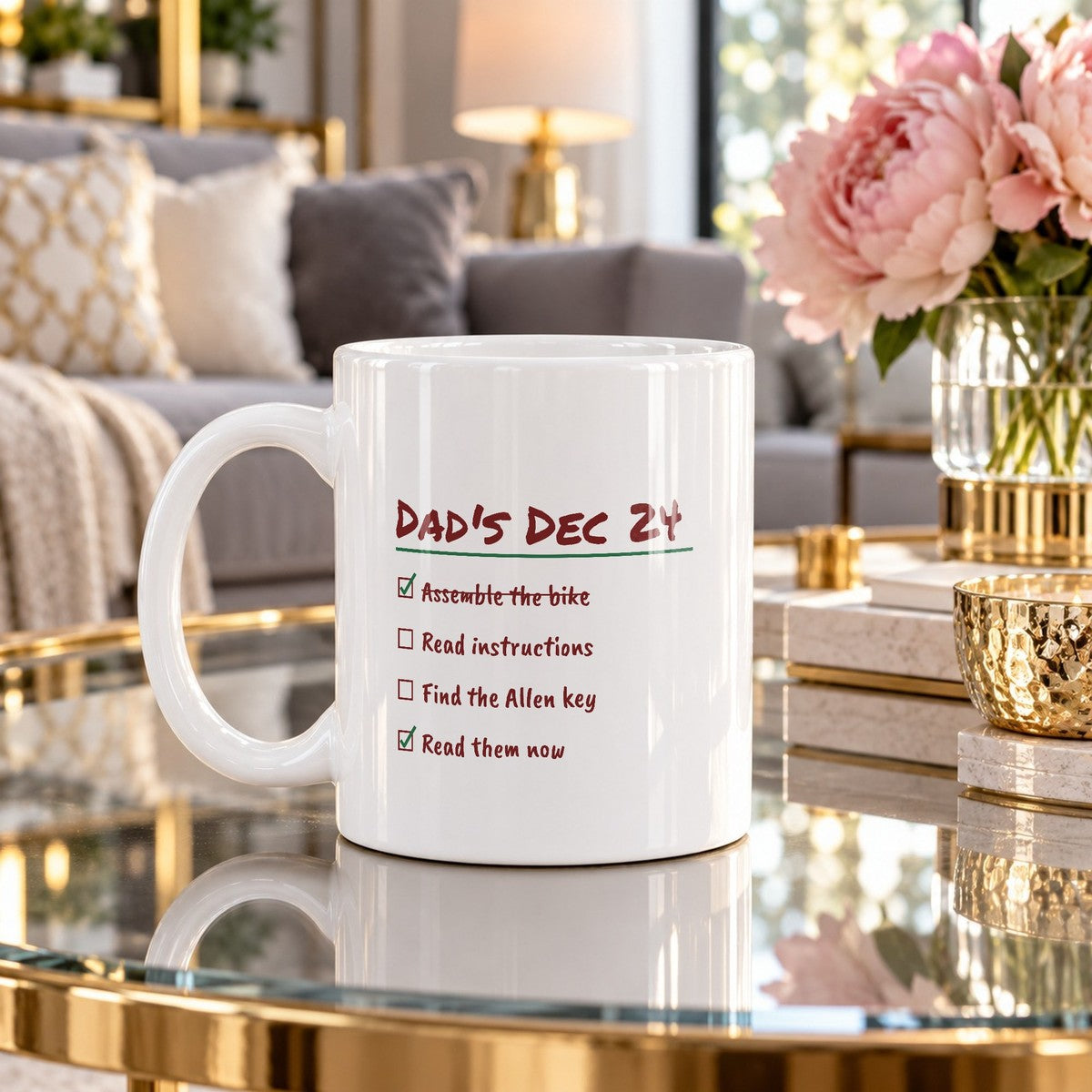 Funny Christmas Dad Coffee Mug Read The Instructions Eventually - photo 4
