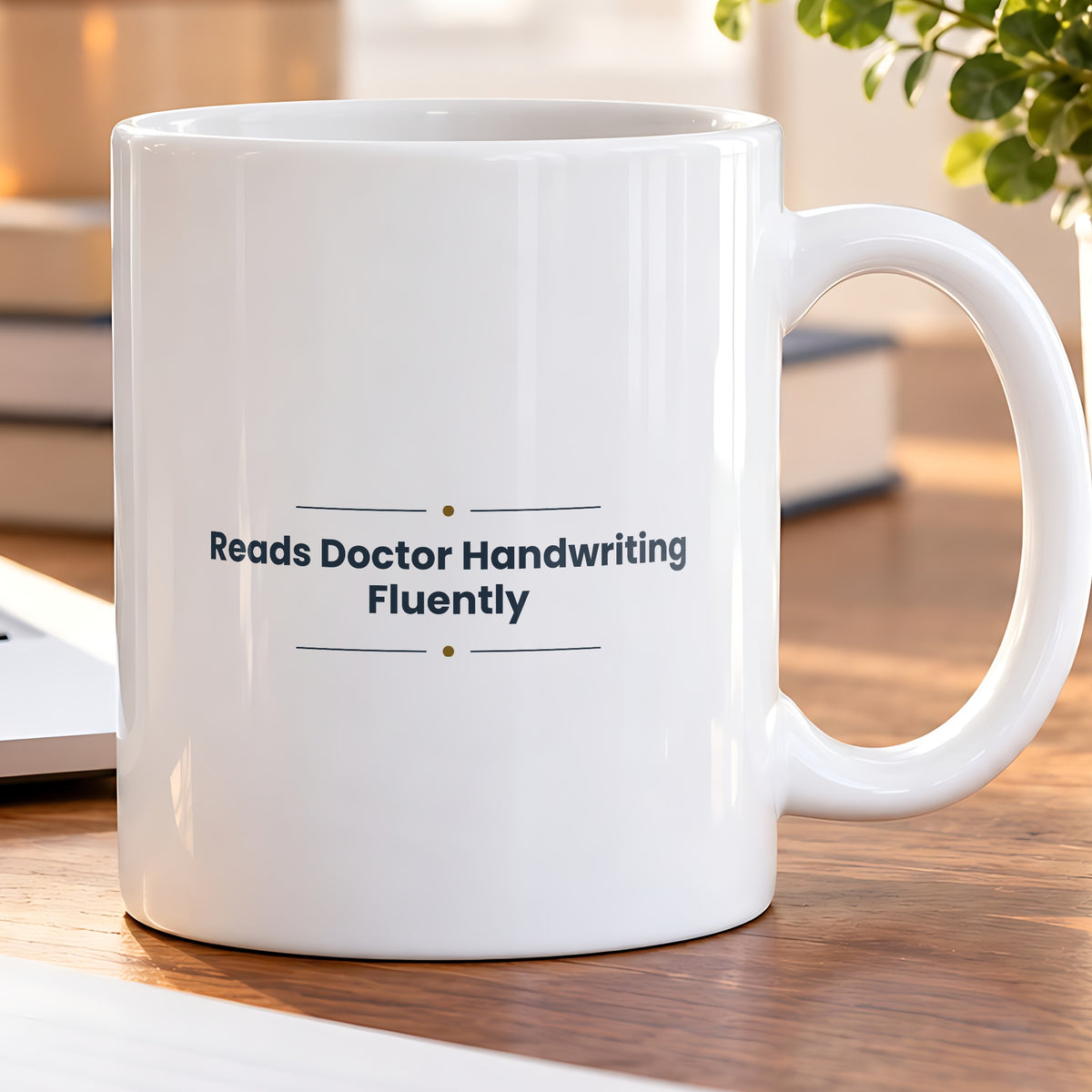 Funny Pharmacist Coffee Mug Reads Doctor Handwriting Fluently - photo 5