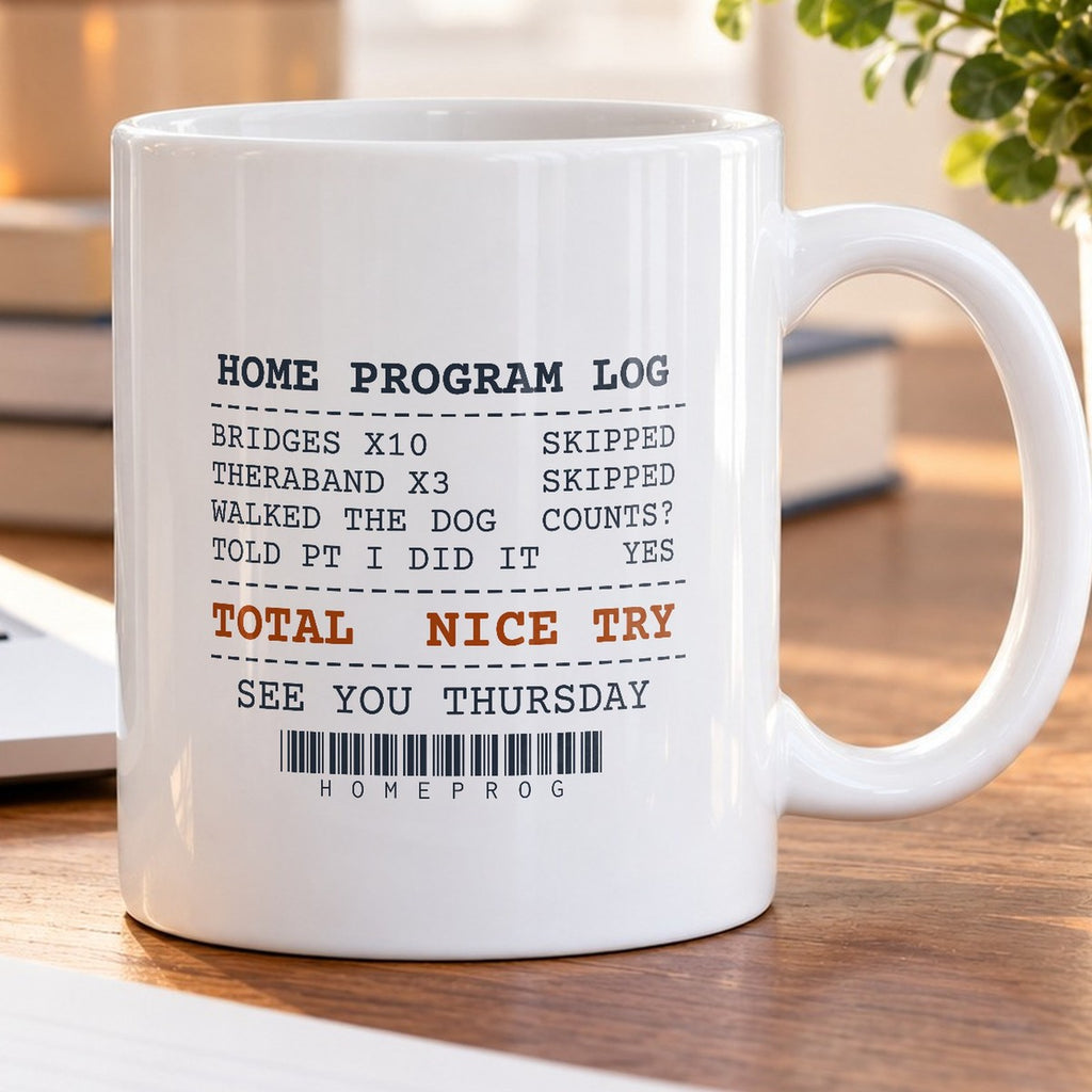 Home Program Log Nice Try Coffee Mug For PT - photo 5