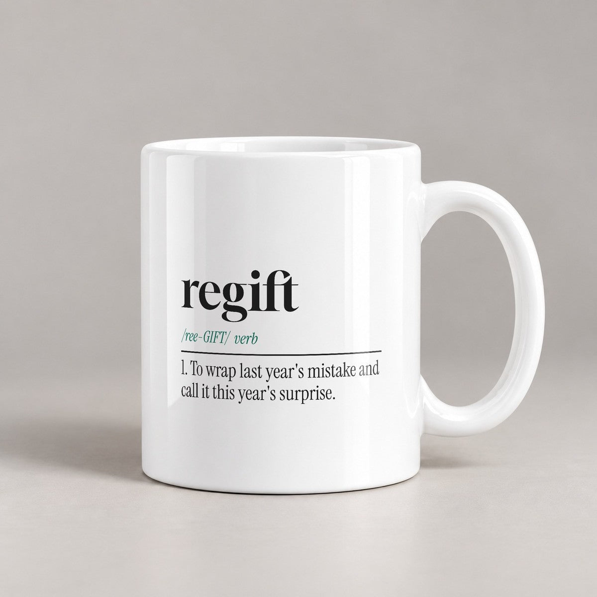 White Elephant Coffee Mug Last Years Mistake - photo 1