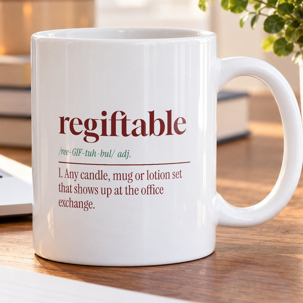 Funny Christmas Coworker Coffee Mug Regiftable Dictionary Definition - photo 5