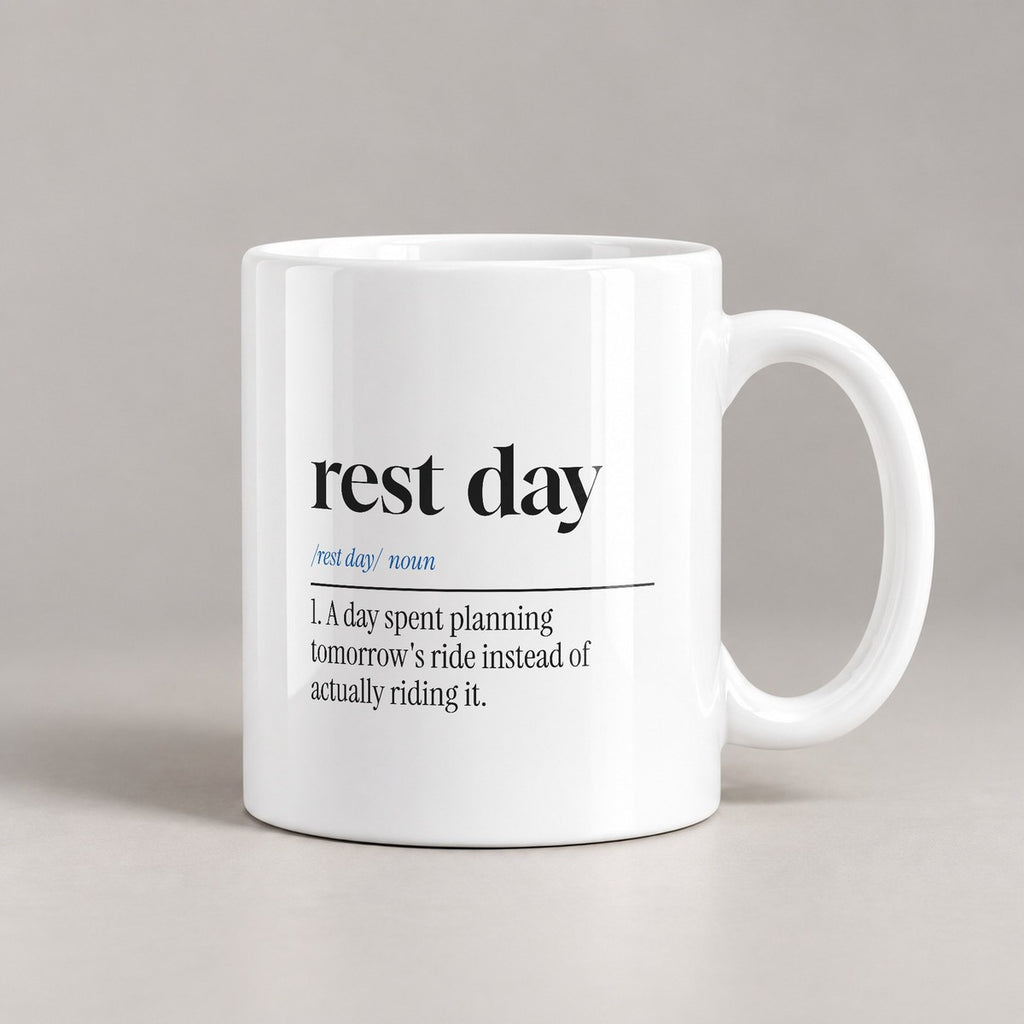 Cycling Coffee Mug Rest Day Dictionary Definition - photo 3