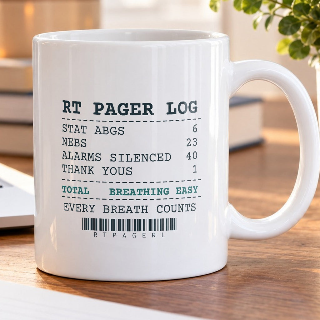 Funny Respiratory Therapist Coffee Mug RT Pager Log Alarms Silenced 40 - photo 5