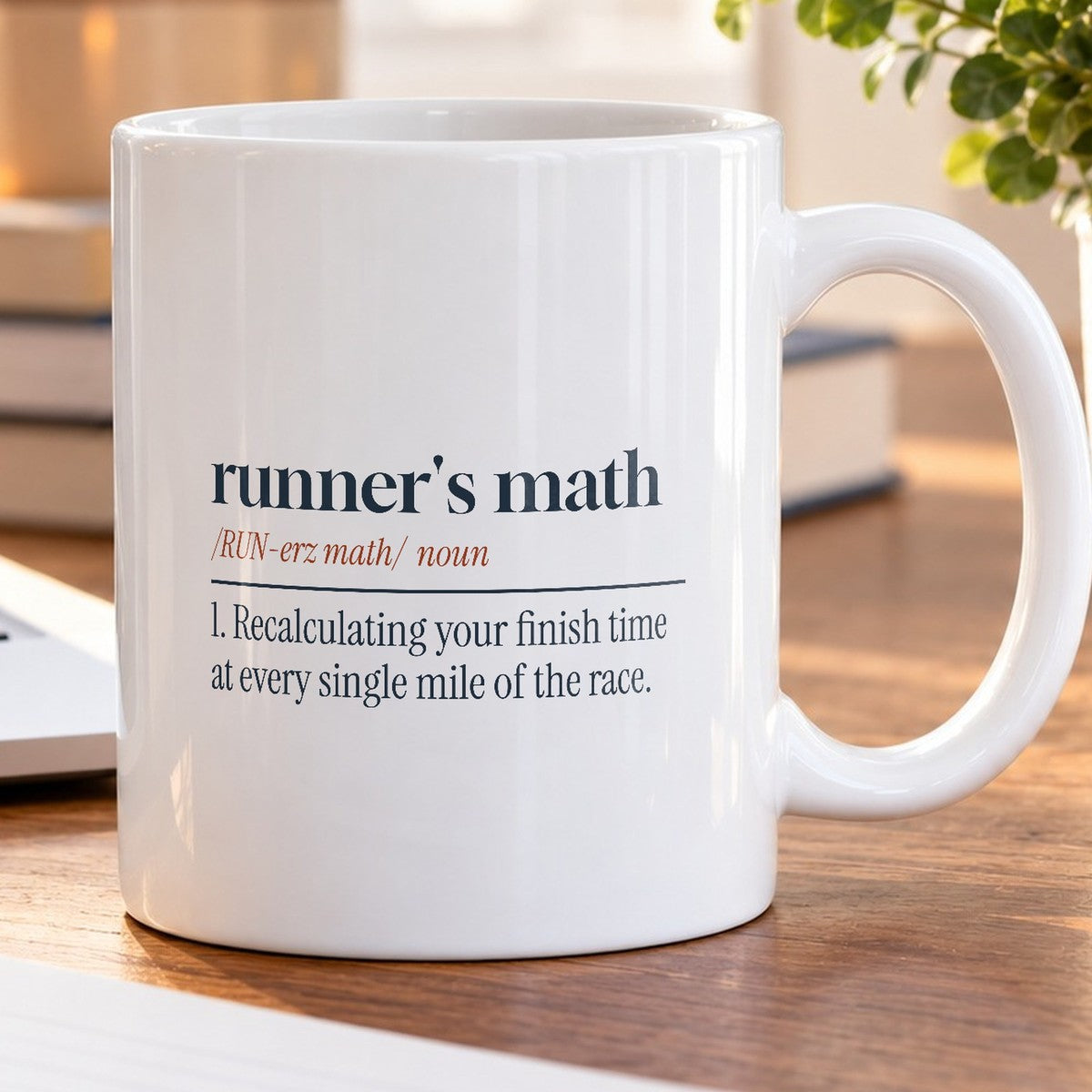 Funny Runner Coffee Mug Runner's Math Dictionary Definition - photo 5