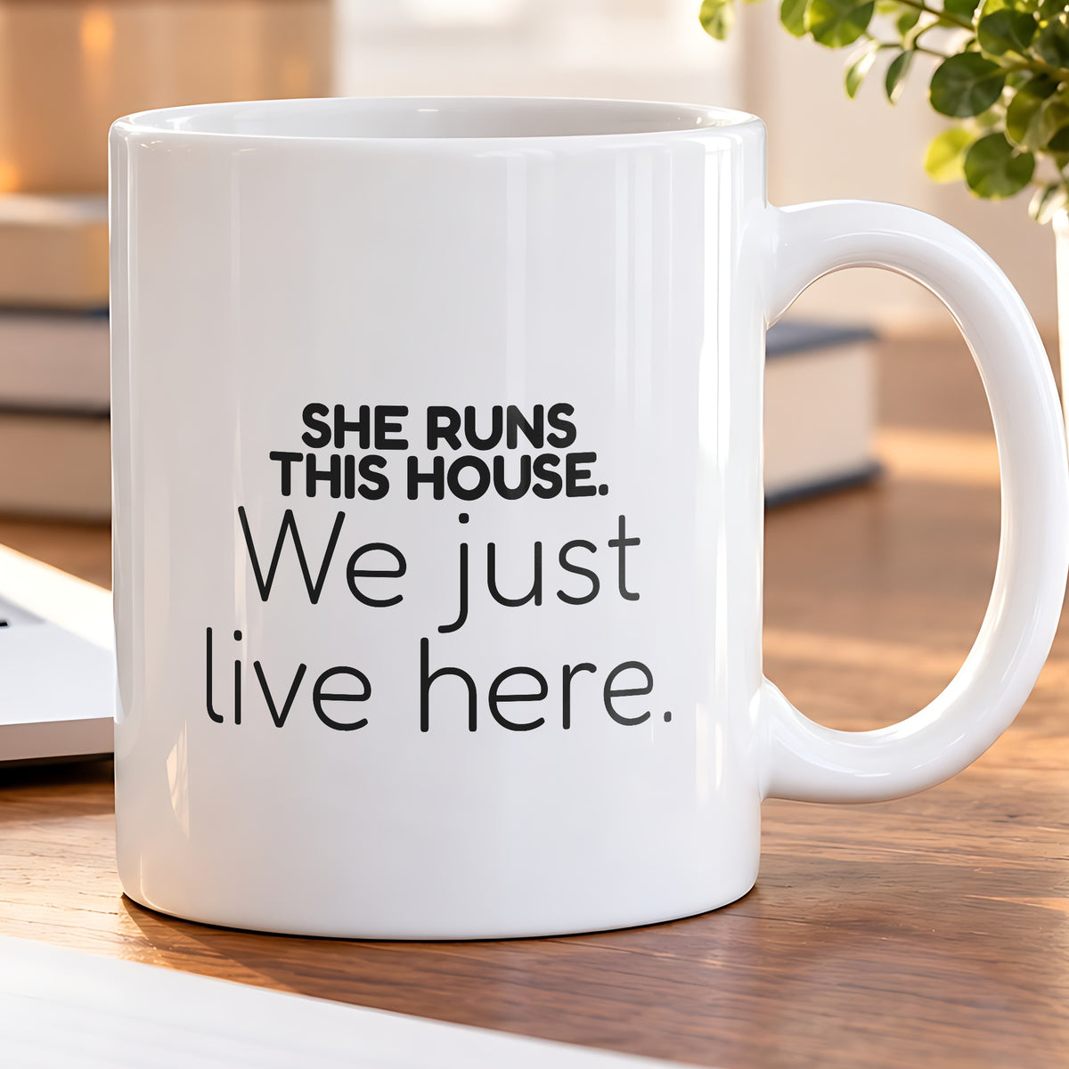 Funny Wife Coffee Mug She Runs This House For Wife - photo 5