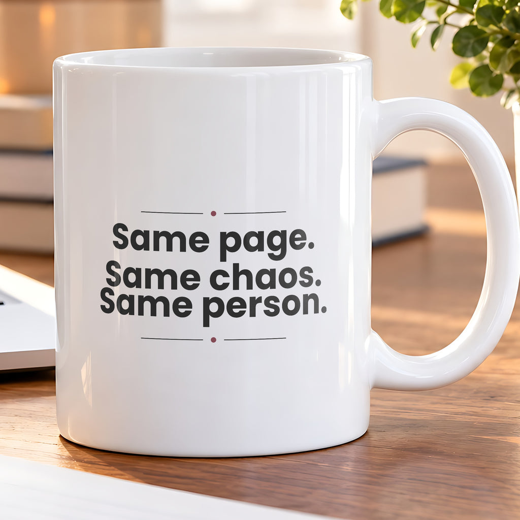 Funny Best Friend Coffee Mug Same Chaos Same Person For Her - photo 5
