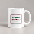 Funny Christmas Coffee Mug Santa's Head Elf Also Called Mom For Mothers - photo 1