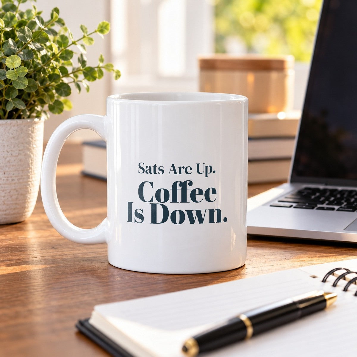 Respiratory Therapist Coffee Mug Sats Are Up Coffee Is Down - photo 4