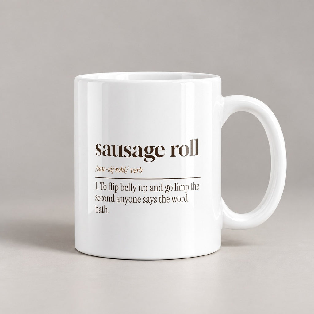 Funny Dachshund Coffee Mug Sausage Roll Dictionary For Doxie Moms - photo 3
