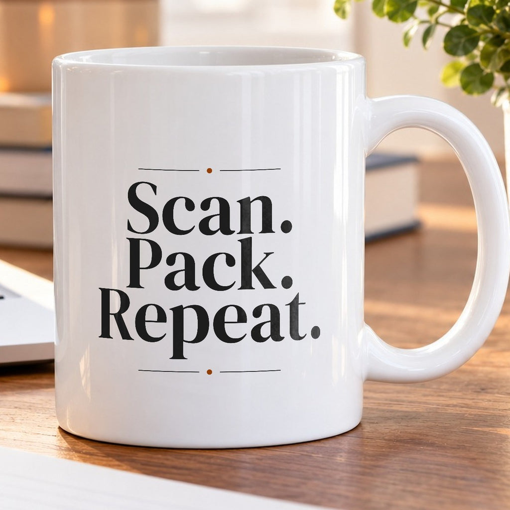 Warehouse Worker Coffee Mug Scan Pack Repeat - photo 5