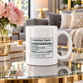 Funny Scientist Coffee Mug Grant Cycle Nutrition Facts For Researchers - photo 1