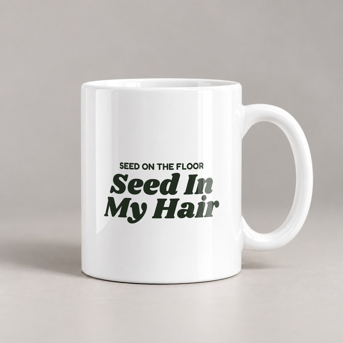 Retro Bird Owner Coffee Mug Seed On The Floor Seed In My Hair - photo 1