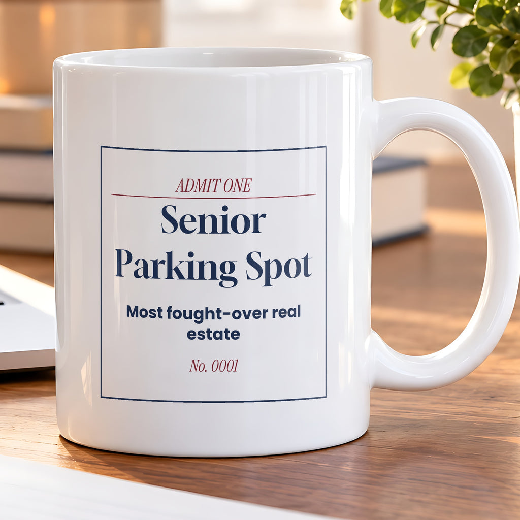 Funny Senior Parking Spot Coffee Mug Graduation Mug For Grad - photo 5