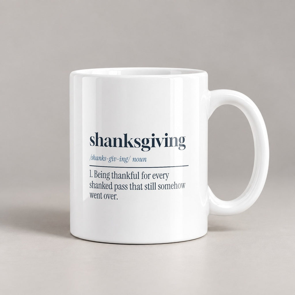 Funny Volleyball Coffee Mug Shanksgiving Definition For Players - photo 1