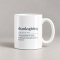 Funny Volleyball Coffee Mug Shanksgiving Definition For Players - photo 1