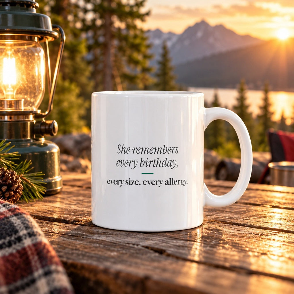 She Remembers Everything Coffee Mug For Wife - photo 1