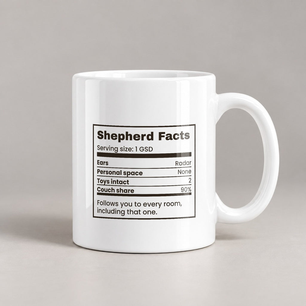 Funny German Shepherd Coffee Mug Shepherd Facts Personal Space None - photo 2