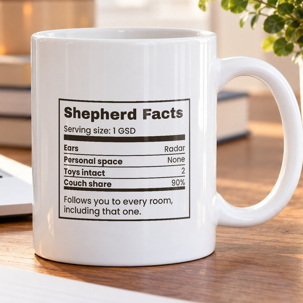 Funny German Shepherd Coffee Mug Shepherd Facts Personal Space None - photo 5