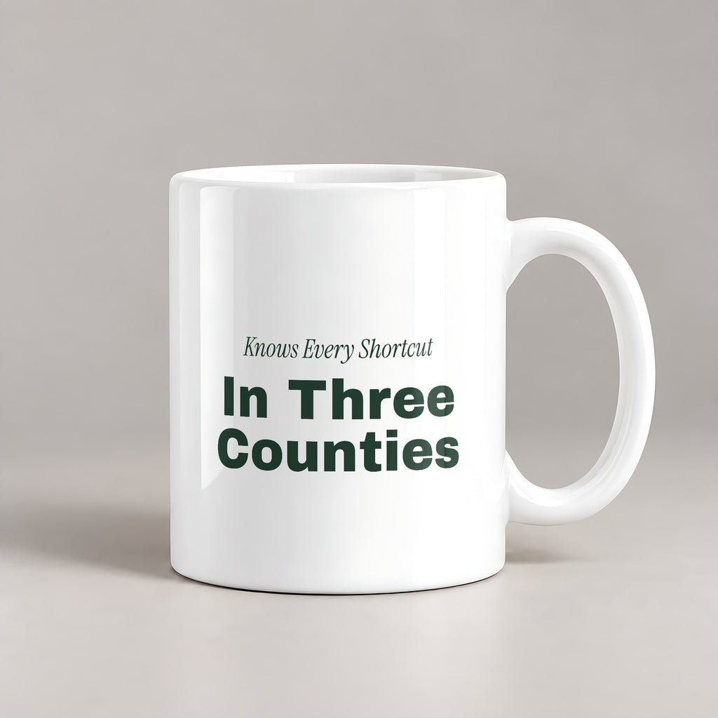 Funny Social Worker Coffee Mug Knows Every Shortcut In Three Counties - photo 2