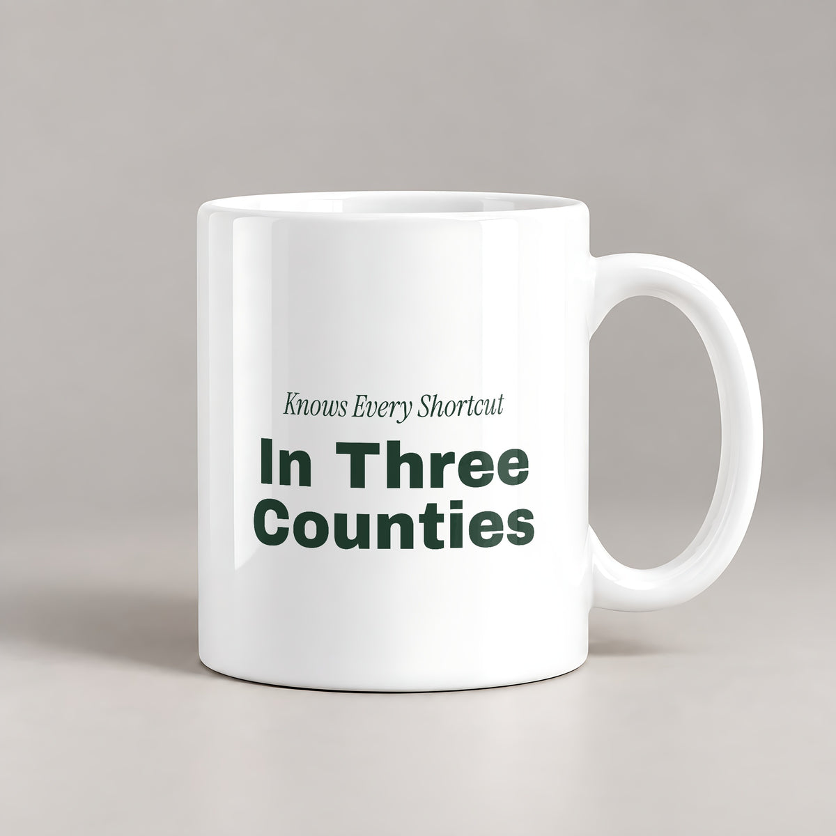 Funny Social Worker Coffee Mug Knows Every Shortcut In Three Counties - photo 2