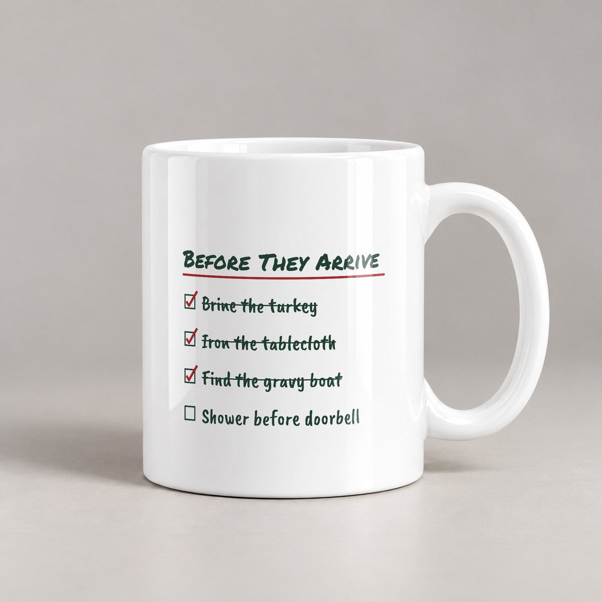 Funny Christmas Coffee Mug Before They Arrive Checklist For Hosts - photo 3