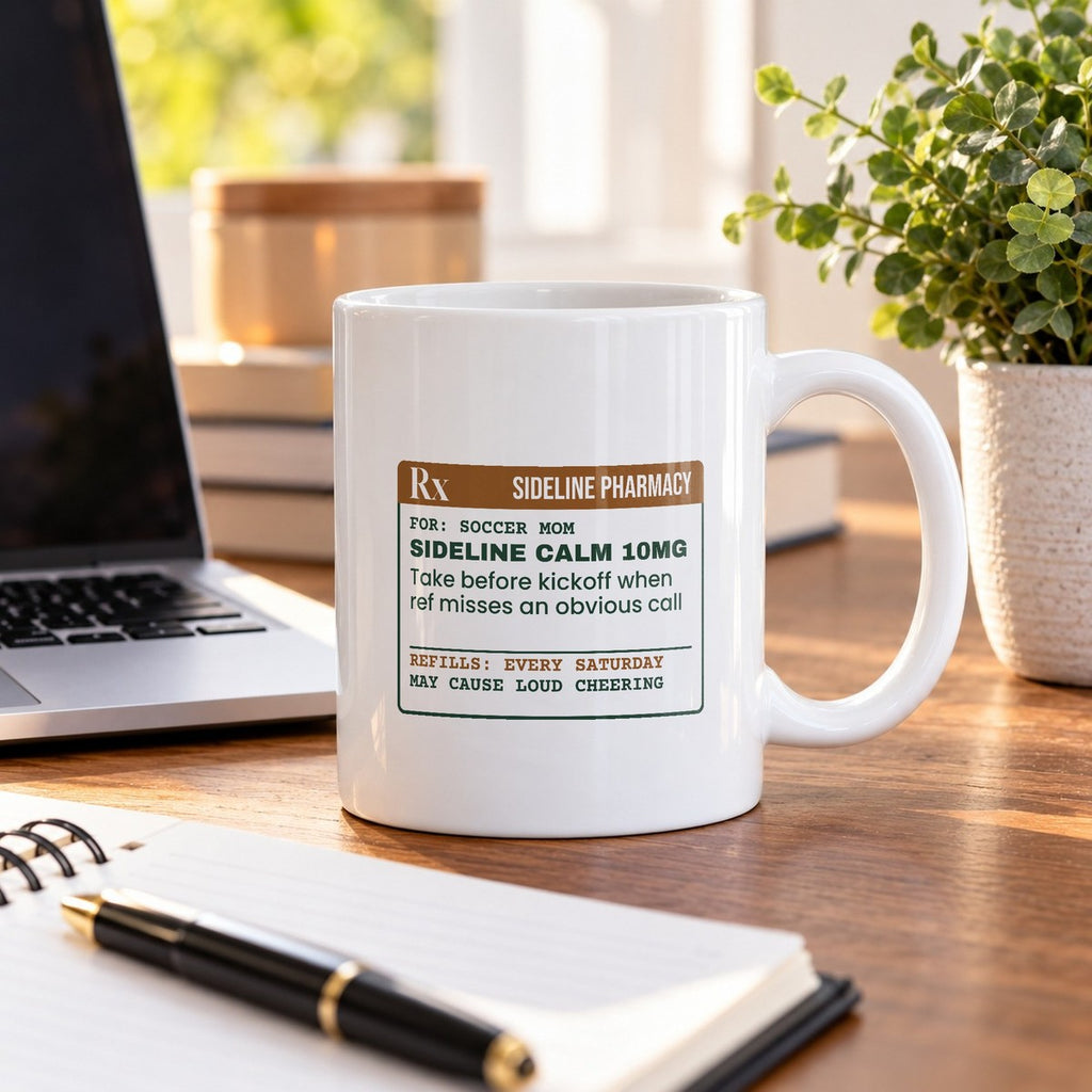 Soccer Mom Coffee Mug Sideline Calm Take As Needed - photo 1